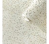 Galerie Lustre Collection Metallic Embossed Abstract Spot Wallpaper Roll