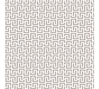 Galerie Luxe Ivory Silver Greek Key Smooth A4 Wallpaper Sample