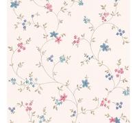 Galerie Maison Charme Blue Petit Floral Motif A4 Wallpaper Sample