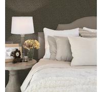 Galerie Metallic Fx Black Crazed Geo Textured Wallpaper