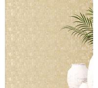 Galerie Metallic Fx Gold Metallic Tile Textured Wallpaper