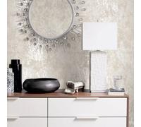 Galerie Metallic Fx Silver Beige Metallic Industrial Texture Textured Wallpaper