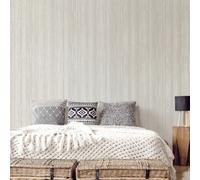 Galerie Metallic Fx Silver Metallic Abstract Stripe Textured Wallpaper