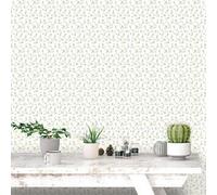 Galerie Miniatures 2 White Purple Blue Green Small Rose Trail Smooth Wallpaper