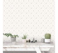 Galerie Miniatures 2 White Purple Green Small Floral Sprig Smooth Wallpaper