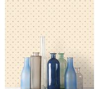 Galerie Miniatures 3 Pink Beige Cream Mini Fan Motif Smooth Wallpaper