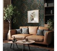 Galerie Mulberry Tree Green Multicoloured Floral Pattern Wallpaper Roll
