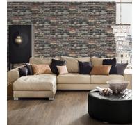 A.S. Création Brick Wallpaper Elements Non-Woven 10.05 m x 0.53 m Brown Grey Beige Made in Germany 362811 36281-1