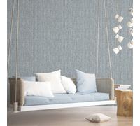 Galerie Natural Fx 2 Blue Bamboo Stripe Matte Wallpaper Roll