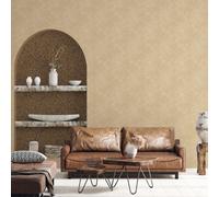 Galerie Natural Fx 2 Bronze Leopard Spots Sheen Wallpaper Roll