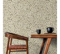 Galerie Natural Fx 2 Cream Leopard Spots Matte Wallpaper Roll