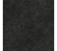 Galerie Natural Fx Black Crocodile Embossed A4 Wallpaper Sample