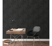 Galerie Natural Fx Black Crocodile Embossed Wallpaper
