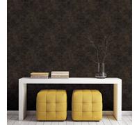 Galerie Natural Fx Bronze Brown Crocodile Embossed Wallpaper