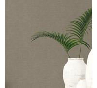 Galerie Natural Fx Bronze Brown Hessian Embossed Wallpaper