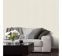 Galerie Natural Fx Silver Grey Raffia Embossed Wallpaper
