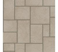 Galerie Natural Opulence Beige Wood Block Wallpaper Roll
