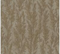 Galerie Natural Opulence Bronze Beige Feathery Tree A4 Wallpaper Sample