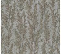 Galerie Natural Opulence Silver Feathery Tree A4 Wallpaper Sample