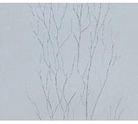 Galerie Natural Opulence Silver Platinum Crinkle Effect A4 Wallpaper Sample