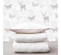 Galerie Nordic Elements Silver Wildlife Motif Wallpaper Roll