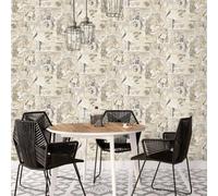 Galerie Nostalgie Beige Champagne Posters Smooth Wallpaper