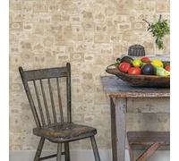 Galerie Nostalgie Beige Wine Labels Smooth Wallpaper