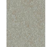 Galerie Odyssey Blue Gold Vintage Floral Design Wallpaper