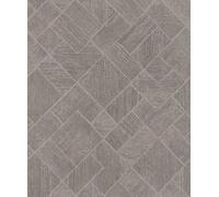 Galerie Odyssey Silver Grey Wood Mosaic Design A4 Wallpaper Sample