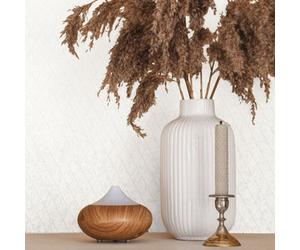 Galerie Odyssey White Geometric Diamond Wallpaper