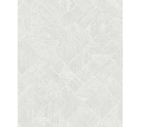 Galerie Odyssey White Wood Mosaic Design A4 Wallpaper Sample