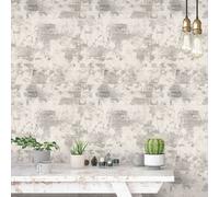 Galerie Organic Textures Beige Grey Brick Textured Wallpaper