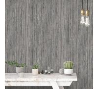 Galerie Organic Textures Blue Grey Rough Grass Textured Wallpaper
