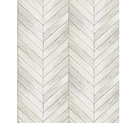 Galerie Organic Textures Cream Chevron Wood Textured A4 Wallpaper Sample