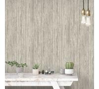 Galerie Organic Textures Cream Grey Rough Grass Textured Wallpaper