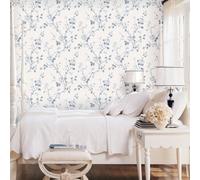 Galerie Palazzo Blue Luisella Floral Embossed Wallpaper