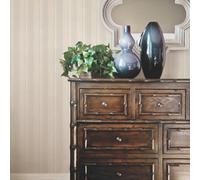 Galerie Palazzo Cream Silk Stripe Embossed Wallpaper