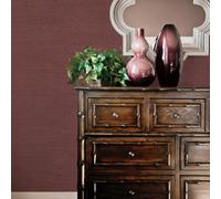 Galerie Palazzo Red Silk Texture Embossed Wallpaper