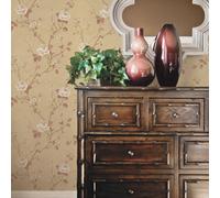 Galerie Palazzo Yellow Gold Luisella Floral Embossed Wallpaper