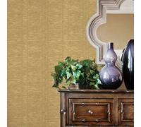 Galerie Palazzo Yellow Gold Pleated Stripe Embossed Wallpaper