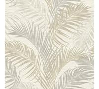 Galerie Palm Tree Beige A4 Wallpaper Sample