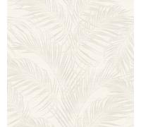 Galerie Palm Tree Cream A4 Wallpaper Sample