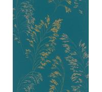 Galerie Paste The Wall Elegant Teal And Gold A4 Wallpaper Sample