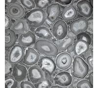 Galerie Pepper Filo Grey Glass Bead Geometric Stone A4 Wallpaper Sample