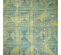 Galerie Pepper Raffia Green Shimmer Geometric Diamond A4 Wallpaper Sample