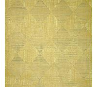 Galerie Pepper Raffia Yellow Shimmer Geometric Diamond A4 Wallpaper Sample