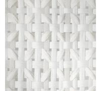 Galerie Pepper Seta Cream Glitter Octogonal Honeycomb A4 Wallpaper Sample