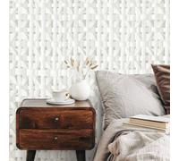 Galerie Pepper Seta Cream Glitter Octogonal Honeycomb Wallpaper