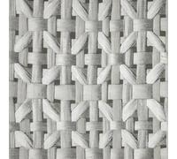 Galerie Pepper Seta Grey Glitter Octogonal Honeycomb A4 Wallpaper Sample