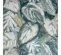 Galerie Pepper Vita Green Glass Bead Finish Ficus Leaf A4 Wallpaper Sample